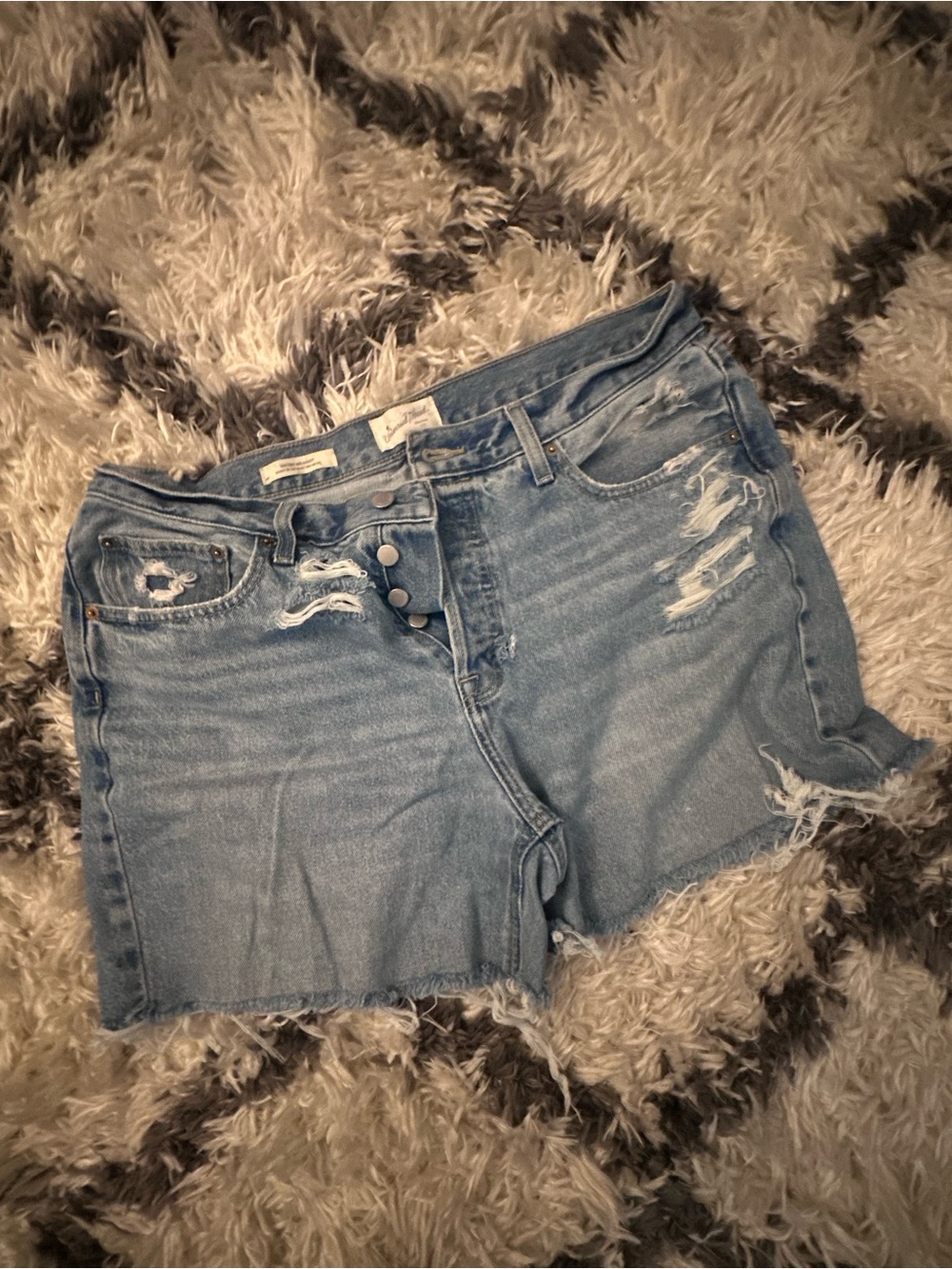 Distressed Light Blue Women’s Jeans -size 12